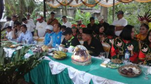 Bupati Purwakarta dan Calon Gubernur Jawa Barat Dedi Mulyadi (tengah) saat menghadiri final turnamen sepak bola Azis Anwar Cup di Desa Cimanggis, Kecamatan Bojong Gede, Bogor (dok. KM)