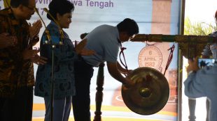 Kepala Staf TNI AU Marsekal TNI Hadi Thahjanto saat pembukaan peringatan Bakti TNI AU ke-70 Tahun 2017 (dok. KM)