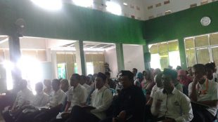 Para hadirin di rapat Minggon Kecamatan Cijeruk, Rabu 26/7 (dok. KM)