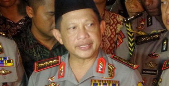 Kapolri Jenderal Tito Karnavian memberikan keterangan persusai rapat dengan Komisi III DPR, Senin 17/7 (dok. KM)