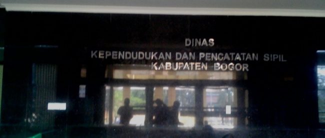 Kantor Dinas Kependudukan dan Catatan Sipil Kabupaten Bogor (dok. KM)