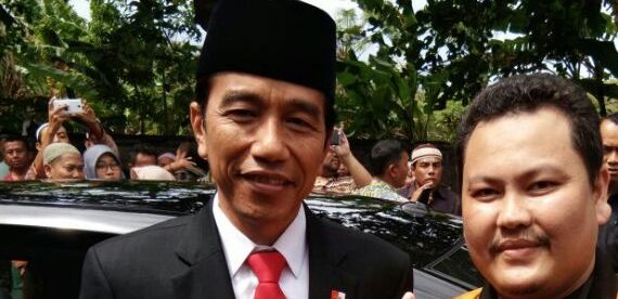 Ketua Dewan Penasehat HIPTAR Lisman saat bertemu Presiden Joko Widodo di Bali, Jumat 4/8 (dok. KM)