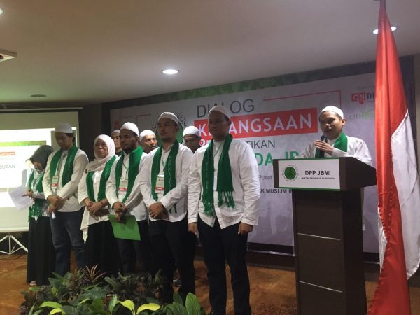 Jajaran kepengurusan Pemuda JBMI yang baru dilantik (dok. KM)