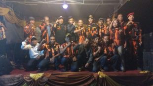 Pengurus PP PAC Ciomas usai acara Hiburan Rakyat, Minggu 27/8 (dok. KM)
