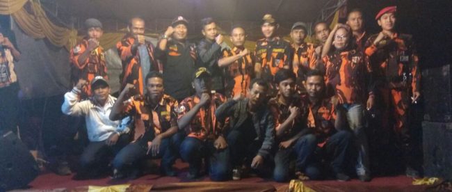 Pengurus PP PAC Ciomas usai acara Hiburan Rakyat, Minggu 27/8 (dok. KM)