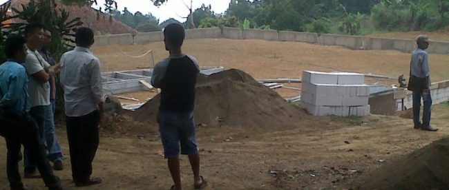 Bangunan bodong berdiri di atas tanah negara di Desa Sukagali, Kecamatan Megamendung, Kabupaten Bogor (dok. KM)