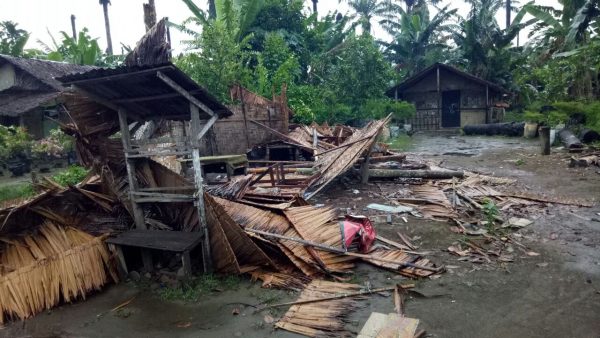 Kondisi bangunan warga di Dusun Cinta Dapat, Langkat, Sumatera Utara (dok. KM)