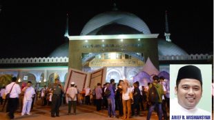 Festival Al A'zhom di Tangerang digelar di depan Masjid Raya Al=A'zhom (dok. KM)