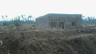 Salah satu rumah warga di Dusun Cinta Dapat yang hendak dirobohkan (dok. KM)