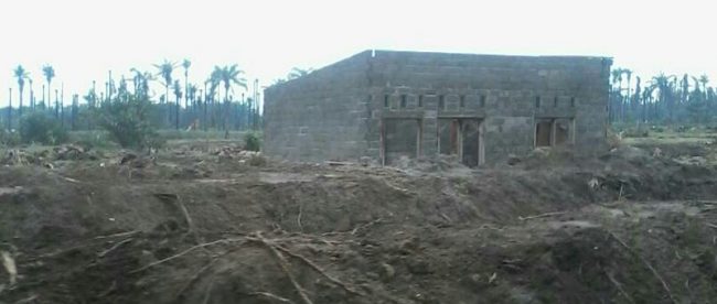 Salah satu rumah warga di Dusun Cinta Dapat yang hendak dirobohkan (dok. KM)