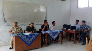 Sosialisasi SUTT 150 KV terkait pembayaran tanah masyarakat yang terkena jalur di Desa Sipak, Kecamatan Jasinga (dok. KM)