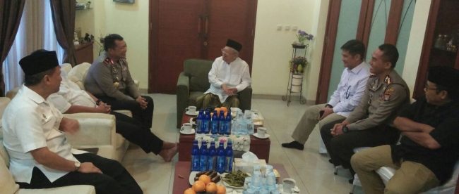 Wakapolda Metro Jaya silaturahmi ke Ketua MUI di Koja Jakarta Utara (dok. KM)