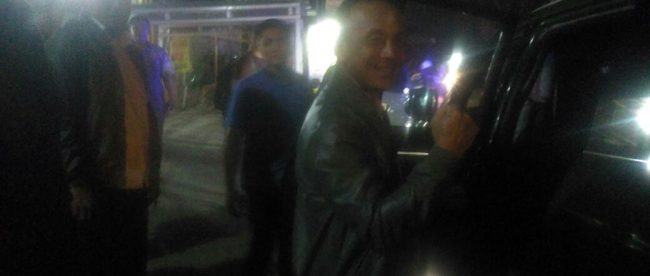 KSAD Jenderal TNI Mulyono saat menghadiri acara nobar film G30S/PKI di Jati Mekar, Bekasi Senin malam 25/9 (dok. KM)