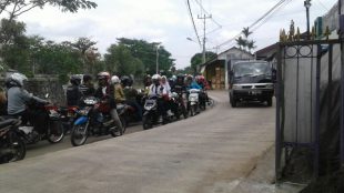 Peningkatan ruas Jalan T. Wiradiredja, Kelurahan Tanah Baru, Bogor Utara, Kota Bogor (26/9) (dok.KM)