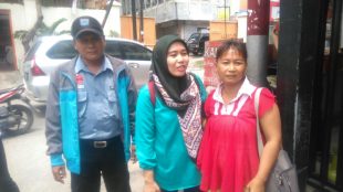 Suku Dinas Sosial Jakarta Pusat akhirnya menemukan Purwati, ibu dari Monica (15) yang diundang menjadi pembicara pada konferensi WHO di Kanada Oktoer mendatang (dok. KM)