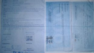 Surat keterangan dan kwitansi jual beli tanah di Desa Tajurhalang yang berbuntut sengketa (dok. KM)