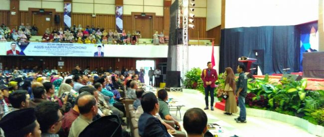 Agus Harimurti Yudhoyono (AHY) saat memberikan kuliah umum di Universitas Syiah Kuala, Banda Aceh (dok. KM)