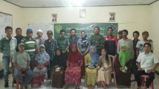 Koramil 2112 Kecamatan Rumpin, sosialisasikan bantuan RTLH ke 18 warga Desa Kampung Sawah (dok. KM)