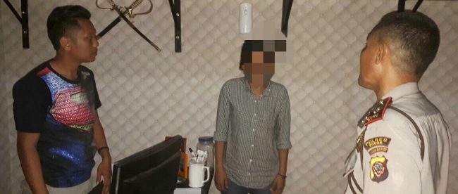 DV (27), wanita pencuri sepeda motor, diamankan oleh Polsek Babakan Madang (dok. KM)