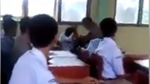 Video kekerasan terhadap siswa SMP yang beredar viral di media sosial (dok. KM)