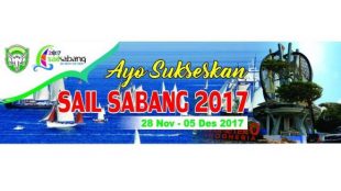 Spanduk promosi Sail Sabang 2017 (dok. kM)