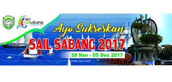 Spanduk promosi Sail Sabang 2017 (dok. kM)