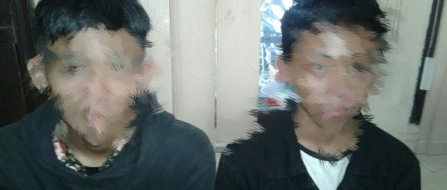 Dua pelaku pengeroyokan yang diamankan Polsek Bogor Selatan (dok. KM)