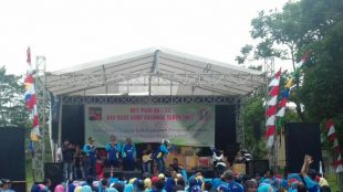 Ribuan Guru Kota Bogor bergoyang bersama di acara Guruhawan, Rabu 13/12 (dok. KM)