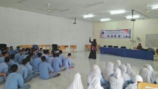Sosialisasi kepemimpinan di SMAN 2 Bireuen, Jumat 19/1/2018 (dok. KM)