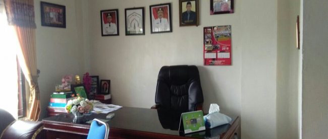 Ruangan Kerja Kadisdik Aceh Timur, Abdul Munir, SE, M.AP. (dok. KM)