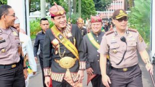 Kapolresta Bogor bersama Raja Dan Sultan Se Indonesia di Istana Bogor, Kamis 4/1/2017 (dok. KM)