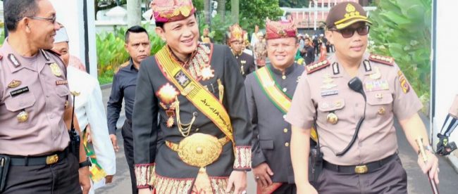 Kapolresta Bogor bersama Raja Dan Sultan Se Indonesia di Istana Bogor, Kamis 4/1/2017 (dok. KM)