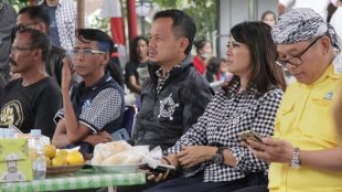 Calon Walikota Bogor Bima Arya Sugiarto Saat Menghadiri Undangan HUT GMPLS (28/02/2018)