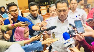 Kepala BNN Budi Waseso memberi keterangan usai RDP dengan Komisi III DPR, Selasa 6/2/2018 (dok. KM)