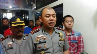 Kapolres Bogor AKBP Andy M. Dicky memberi keterangan kepada wartawan (dok. KM)