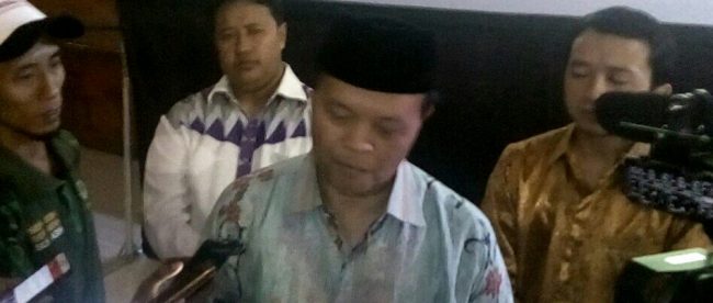 Wakil Ketua MPR Hidayat Nur Wahid di Bogor, 10/2/2018 (dok. KM)