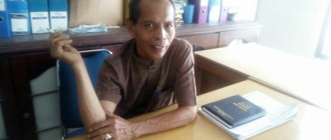 Kepala Dinas Perkebunan dan Peternakan Kabupaten Aceh Timur Ir. Syamsul Bahri, Jum'at, 23/2/2018 (dok. KM)