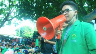 Ketua Eksekutif Wilayah Liga Mahasiswa Nasional untuk Demokrasi (LMND) Provinsi Aceh Fachrur Razi, Sabtu 24/2/2018.(ist)