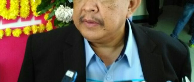 Direktur Utama PDAM Tirta Pakuan Kota Bogor Deni Surya Senjaya saat wawancara usai acara HUT PDAM Kota Bogor ke 41 (Dok. KM)