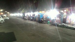 Kawasan PKL di sekitar Taman Topi, Kota BOgor (dok. KM)