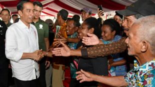 Kunjungan Presiden Joko Widodo ke Jayapura, Papua 11/4 (dok. KM)