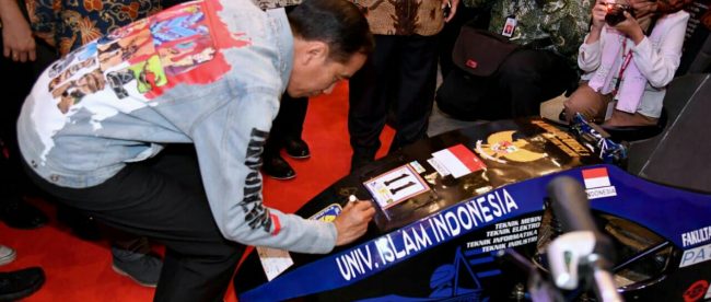 Presiden Joko Widodo di IIMS 2018, Kamis 19/4/2018 (dok. Setpres)