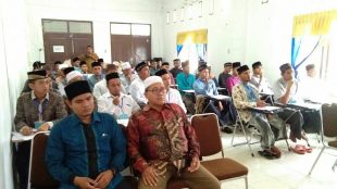 Peserta pelatihan kader ulama muda di aula MPU Aceh Timur, Senin 23/4 (dok. KM)