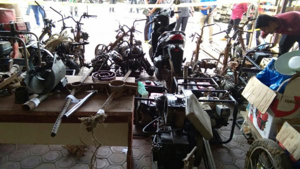 Sejumlah barang bukti yang di amankan pihak kepolisian (dok. KM)