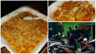 Seblak dan mie gaul buatan Mamah Diah di Desa Parakan, Ciomas, Bogor (dok. KM)