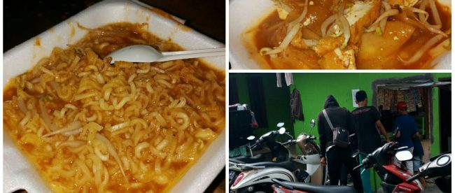 Seblak dan mie gaul buatan Mamah Diah di Desa Parakan, Ciomas, Bogor (dok. KM)