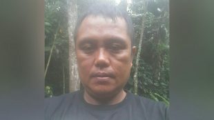 Hudi salah satu muwakif yang mewakafkan lahannya untuk dibangun mushola di Kampung Cimande Hilir, Kecamatan Caringin, Bogor (dok. KM)