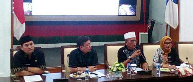 Konfirmasi pers tentang Kawasan Tanpa Rokok (KTR) di Balaikota Bogor, Jumat 4/5 (dok. KM)