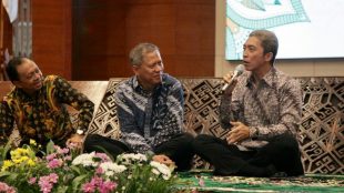 Calon Wakil Walikota Bogor Dedie Rachim saat hadiri buka puasa bersama alumni ITB, Senin 28/5 (dok.KM)