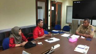 Kadiskominfo Depok Sidik Mulyono saat menerima audiensi pengurus DPC PWRI Kota Depok (dok. KM)